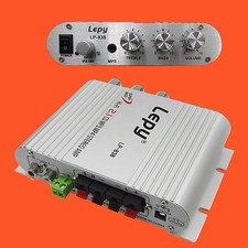 Lepy Lepai LP-838 12V Super Bass Hi-Fi 2.1 3 Channel Stereo Amplifier AMP PC Car