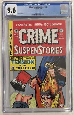 Crime Suspenstories #22 CGC 9.6 Gemstone REPRINT ICONIC