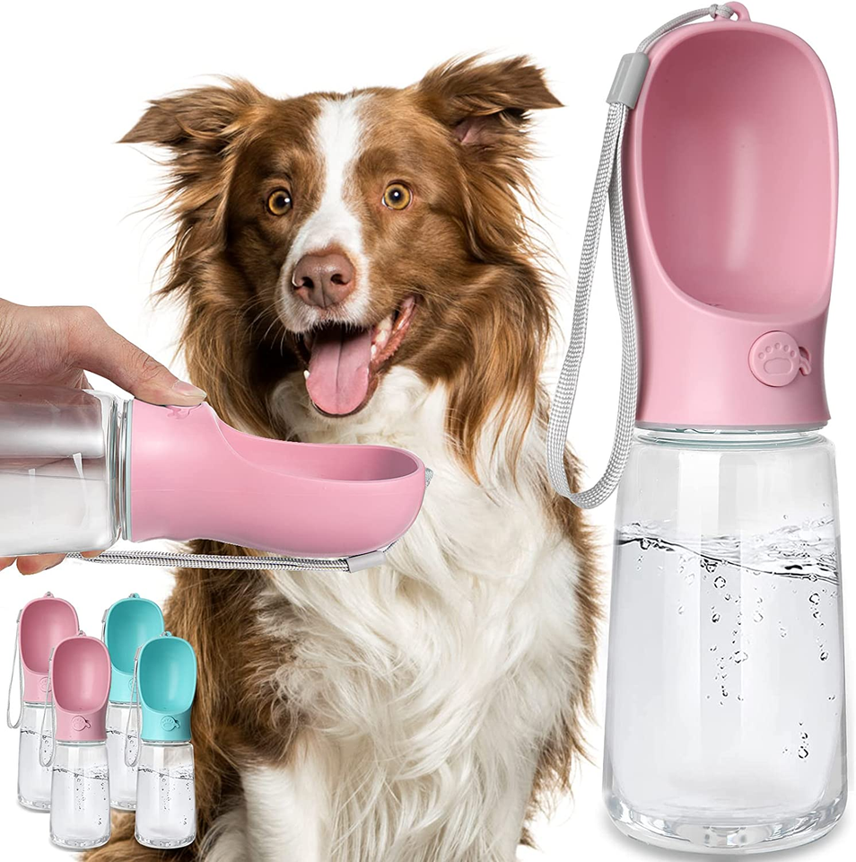 Dog Water Bottle Leak Proof Portable Puppy Bowl Dispenser eBay