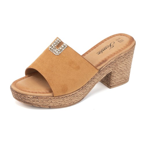 JOMIX Ciabatte Estive da Donna con Tacco Alto Pantofole Eleganti e Confortevoli - Imagen 4 de 28