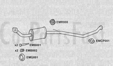 EXPG3007 Silencieux Central Citroën C4 1.6 Essence/Bio Coupé 04/2008 À 03/2009