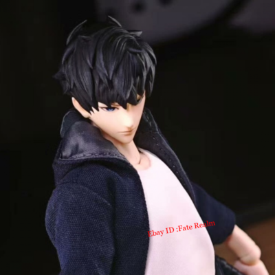 1/12 Sung Jin-Woo Male Head Carving For 6