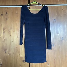 French connection Bodycon Dress Navy, Size 10