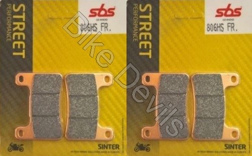 Kawasaki ZX10R 2008-2015 Sintered SBS front brake pads 806HS sinter ZX-10R