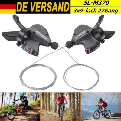 2x Fahrrad Schalthebel Altus MTB SL-M370 für Shimano 3x9-fach 27Gang Schaltung