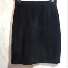 Vintage Global Identity 100 Leather Skirt Sz. 6