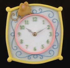 Michel Co Nursery Rhyme Clock AA Battery Pastel colors NEW