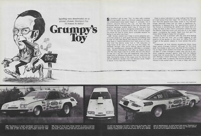 1975 Chevy Monza Vintage Magazine Article Ad Bill Jenkins Grumpy's Toy XII 331