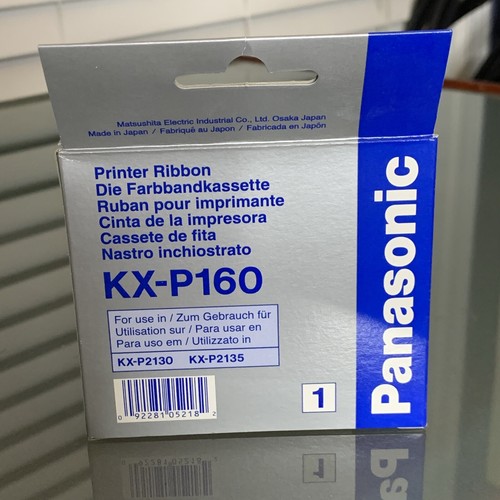 NEW Sealed Genuine Panasonic KX-P160 Black Ribbons OEM KX-P2130 & KX-P2135 - Picture 2 of 4