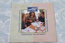 New Stampin Up STAMPING TECHNIQUES - 1999, Retired Booklet