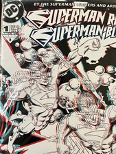 Superman Red/Superman Blue 1 1998 3-D Cover with Glasses -Sealed -Higher Grade