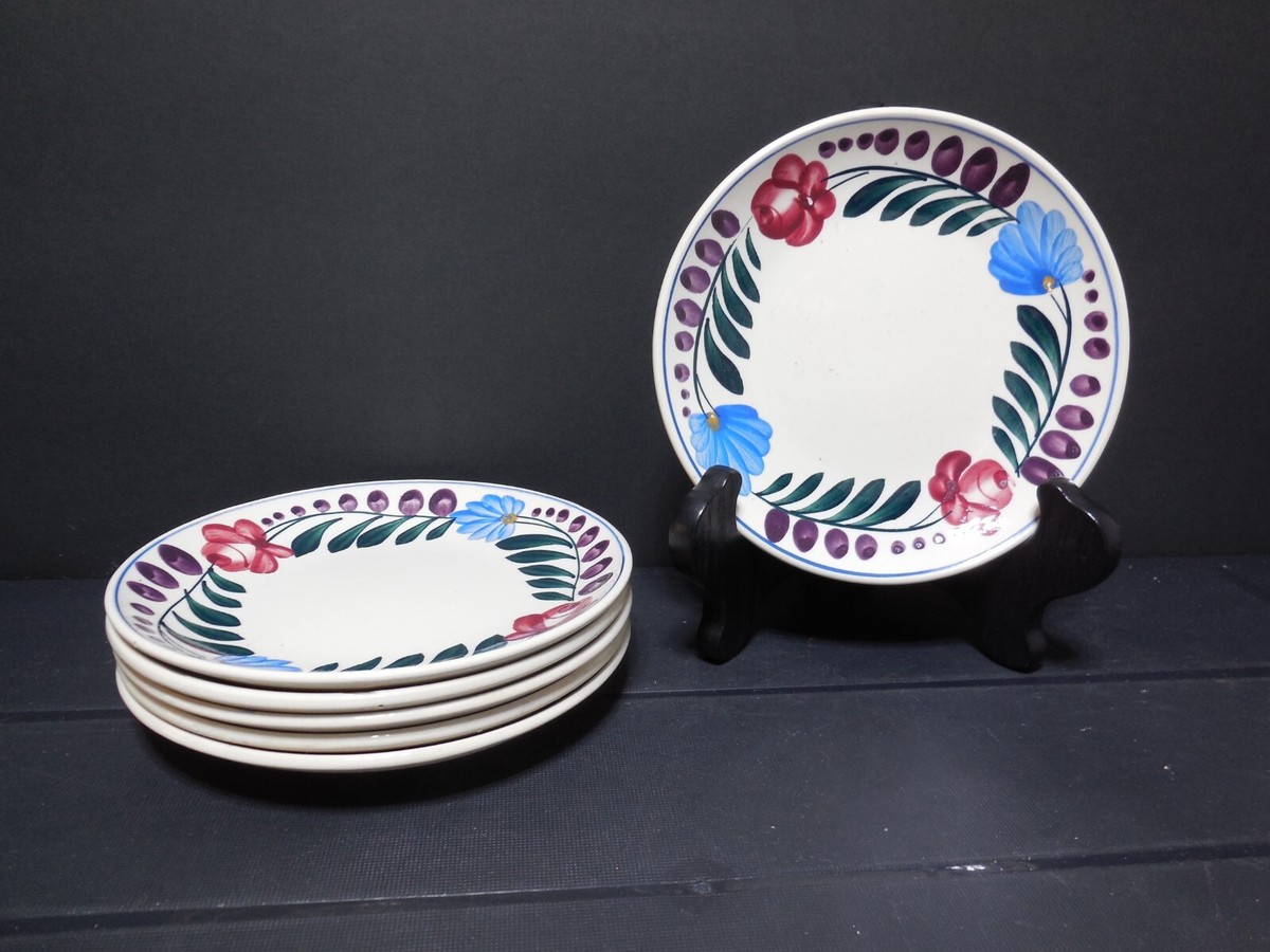 Set of 4 Sarreguemines Foret Vosges French Stick 6