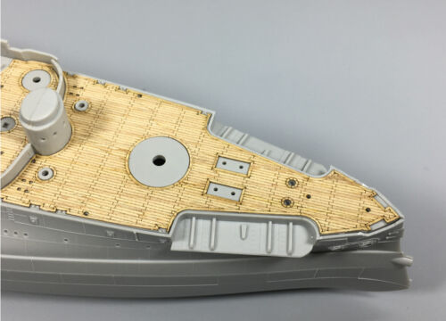 CY350023 Wooden Deck for Trumpeter 05337 1/350 Russian Tsesarevich Battleship - Picture 8 of 10
