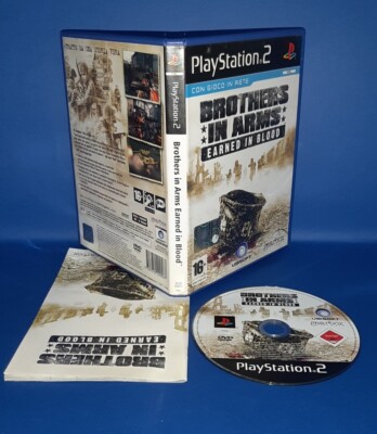 BROTHERS IN ARMS Earned in Blood for PS2 Sony Playstation 2 PAL Italian Game 