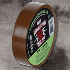 WarriorWrap General 3/4 in. x 60 ft. 7 mil Vinyl Electrical Tape, Brown