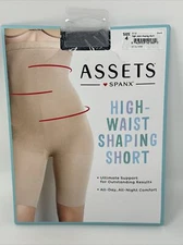 NEW ASSETS by SPANX Womens High Waist Mid Thigh Super Control Shaper Black 4