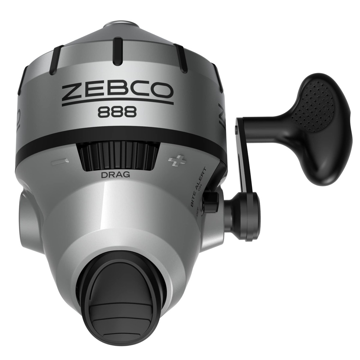 Spincast Reel Zebco 888 Size 80 With Bite Alarm 25lb Line