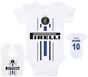 maglia inter neonato personalizzata