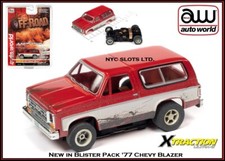 Auto World '77 Chevy Blazer Release 1 Red Xtraction Also Fits AW, AFX SC375