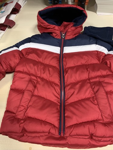 4T Boys Winter Puffer Jacket w Hood and 