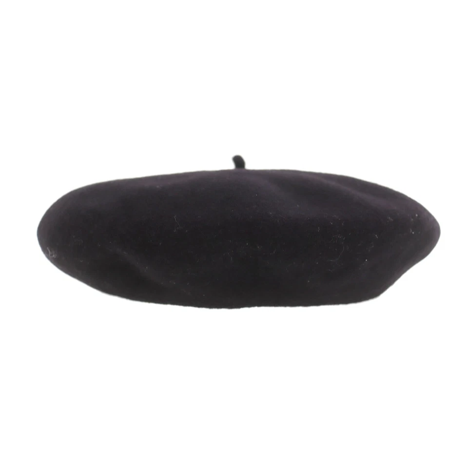 Christian Dior Kids CD 100% Wool Beret Black Size T3 Hat Made in France #CO56 S - Image 4 of 4