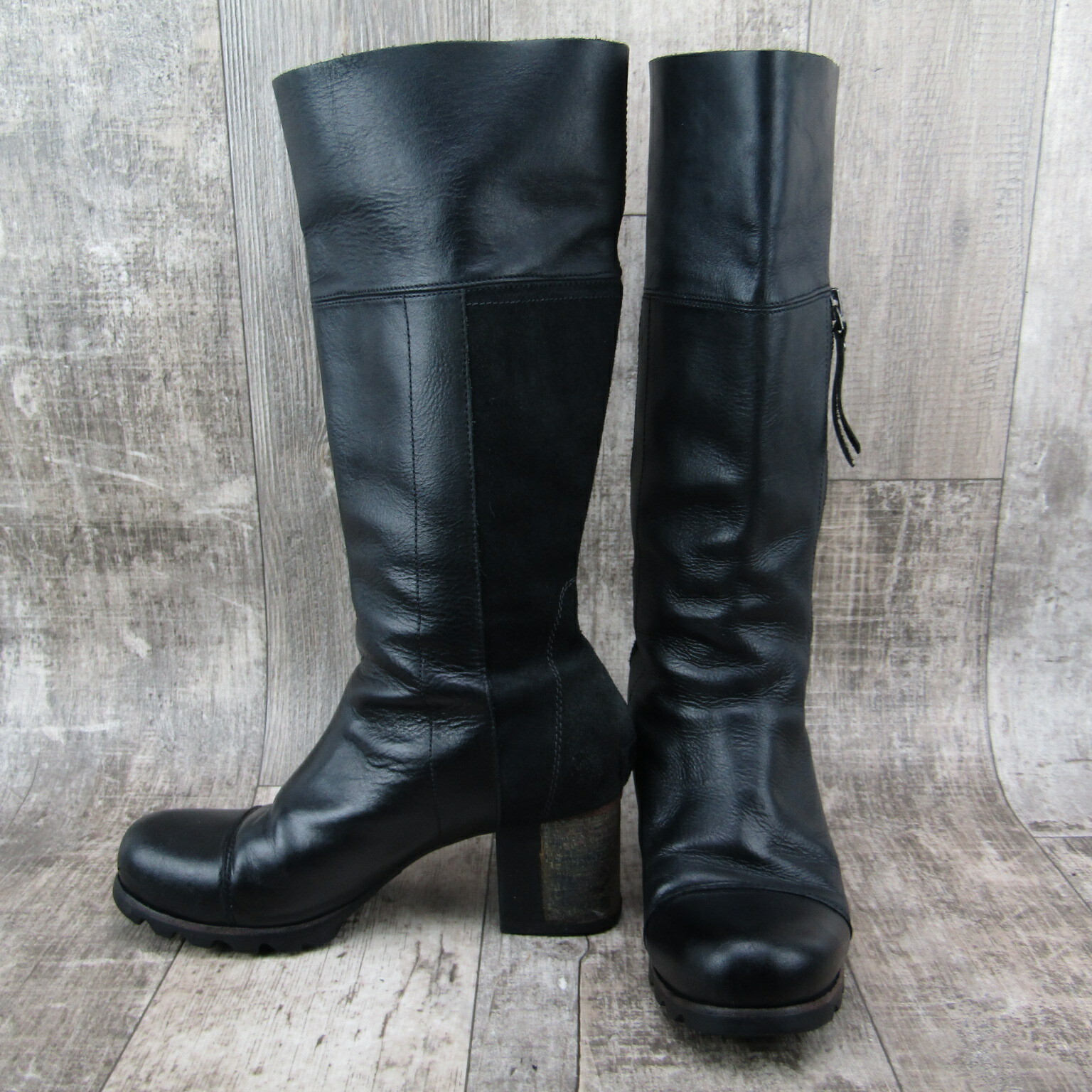 Sorel Addington Tall Boot Black Leather 