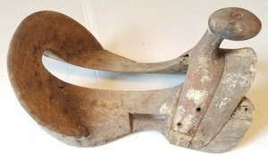 Antique Primitive Wood Horse Mule Saddle Ranch Decor ...