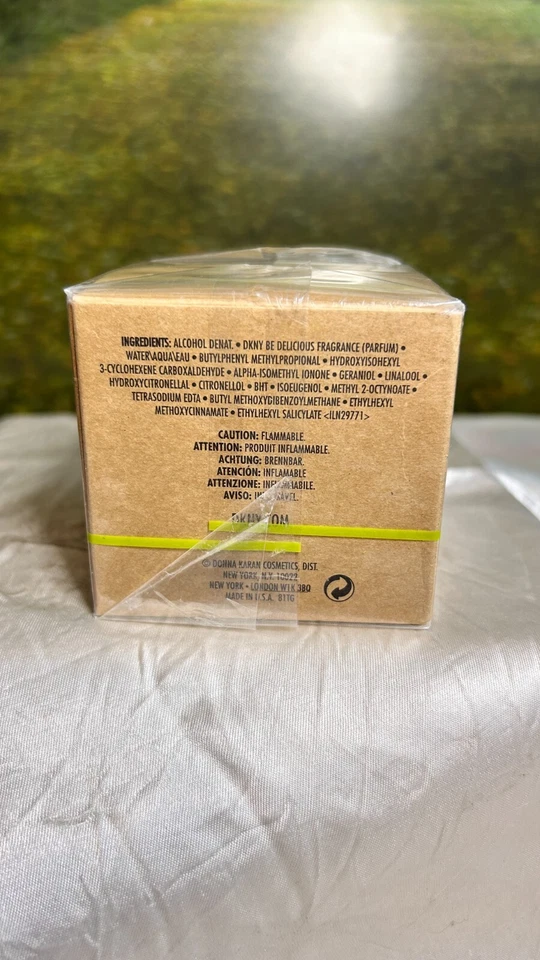 DONNA KARAN DKNY BE DELICIOUS 100% PURE NEW YORK EDP SEALED 30ML SPRAY - Image 2 of 3