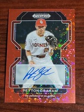 2022 Prizm Draft Picks Red Donut Circles Auto Ser #'d 5/99 Peyton Graham #PDP51