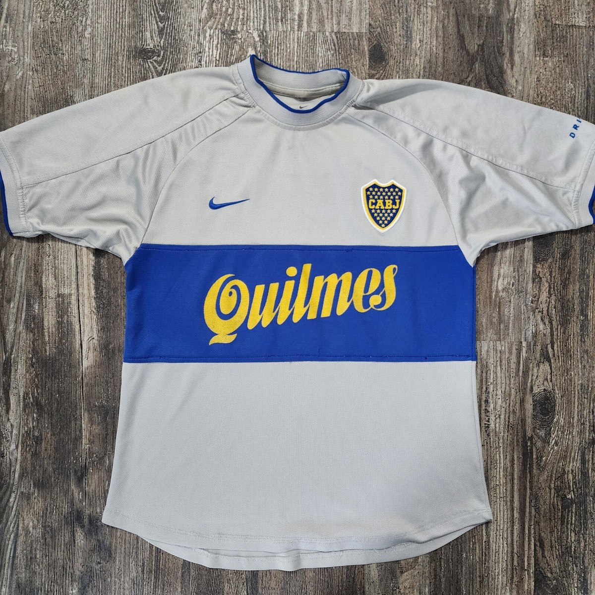 2000 Nike Boca Juniors Third Soccer Jersey Juan Roman