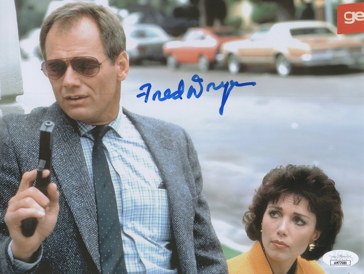 FRED DRYER Hand Signed HUNTER 8x10 Photo Rick AUTHENTIC Autograph