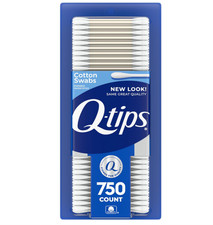 Q-tips Cotton Swabs - 100 Cotton Original 750 Count