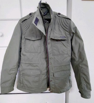 King Kerosin Motorrad Style Jacke Damen Gr.M Stoff Oliv 