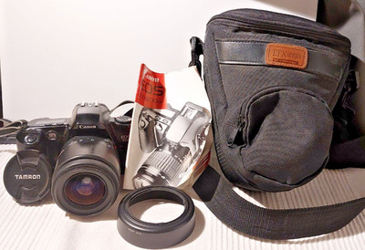 Canon EOS 500 Analog Set | Tamron Zoom | Tasche | Zubehör | TOP Zustand