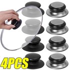 1/2/4Pcs Kitchen Cookware Pot Lid Knobs Glass Pan Lid Tops