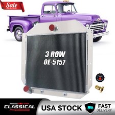 3 Rows Radiator For 1951-1957 1953 International Harvester L R S Series Truck At