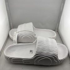 Adidas Mens Size 11 Adilette 22 Mens Casual Slide Crystal White HQ4672