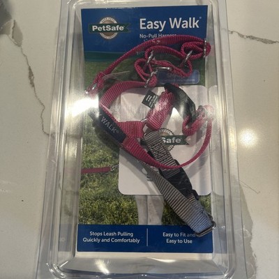 PetSafe Easy Walk No-Pull Dog Harness   Adjustable, Small Pink/gray
