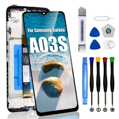 Replacement LCD Display Touch Screen + Frame For Samsung Galaxy A03S SM-A037U