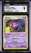 CGC 9 MINT Gengar 18/100 Stormfront Non Holo Rare Pokemon Card on eBay