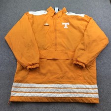 Vintage Tennessee Volunteers Jacket Mens Medium Orange NCAA Adidas Pullover