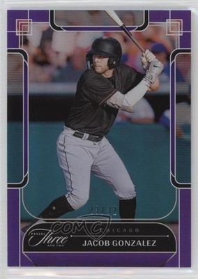 2024 Panini Three and Two Full Count /32 Jacob Gonzalez #13 1bi0