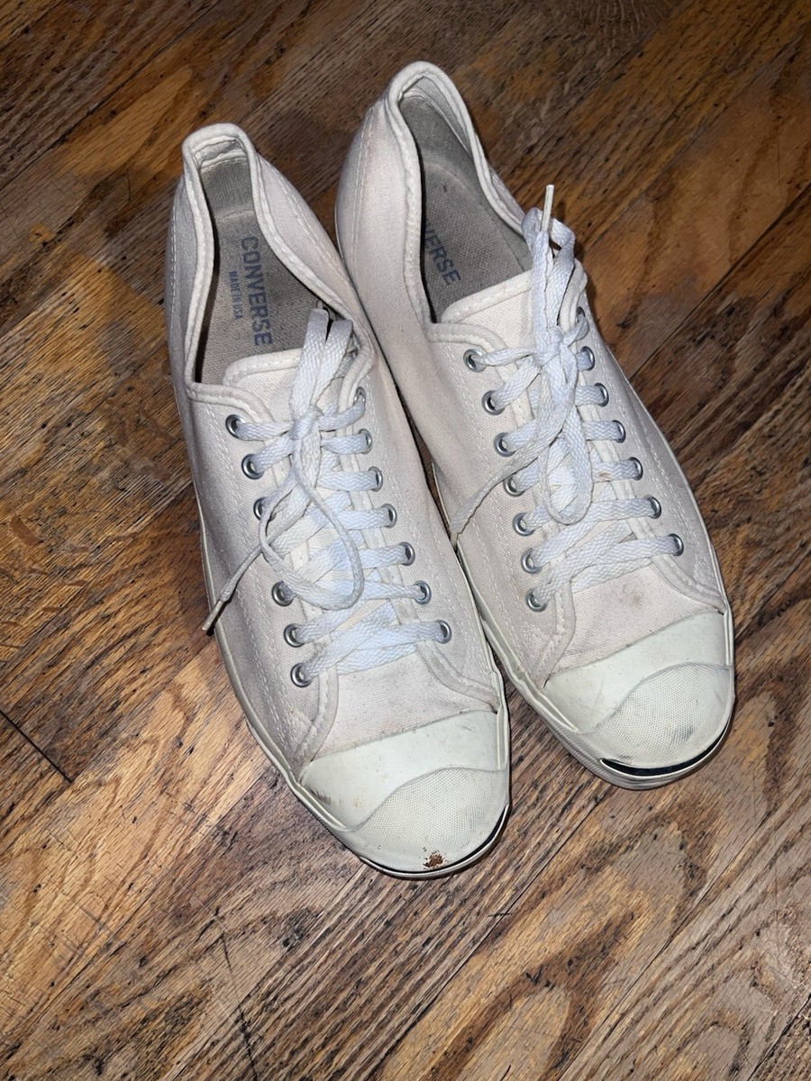 Vintage Converse Jack Purcell Made In USA 80s Sz 12 | eBay
