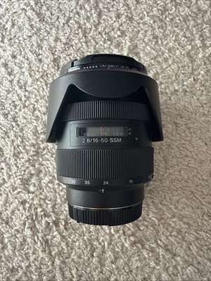Sony Alpha SAL1650 DT 16-50mm F/2.8 SSM Objektiv - Schwarz