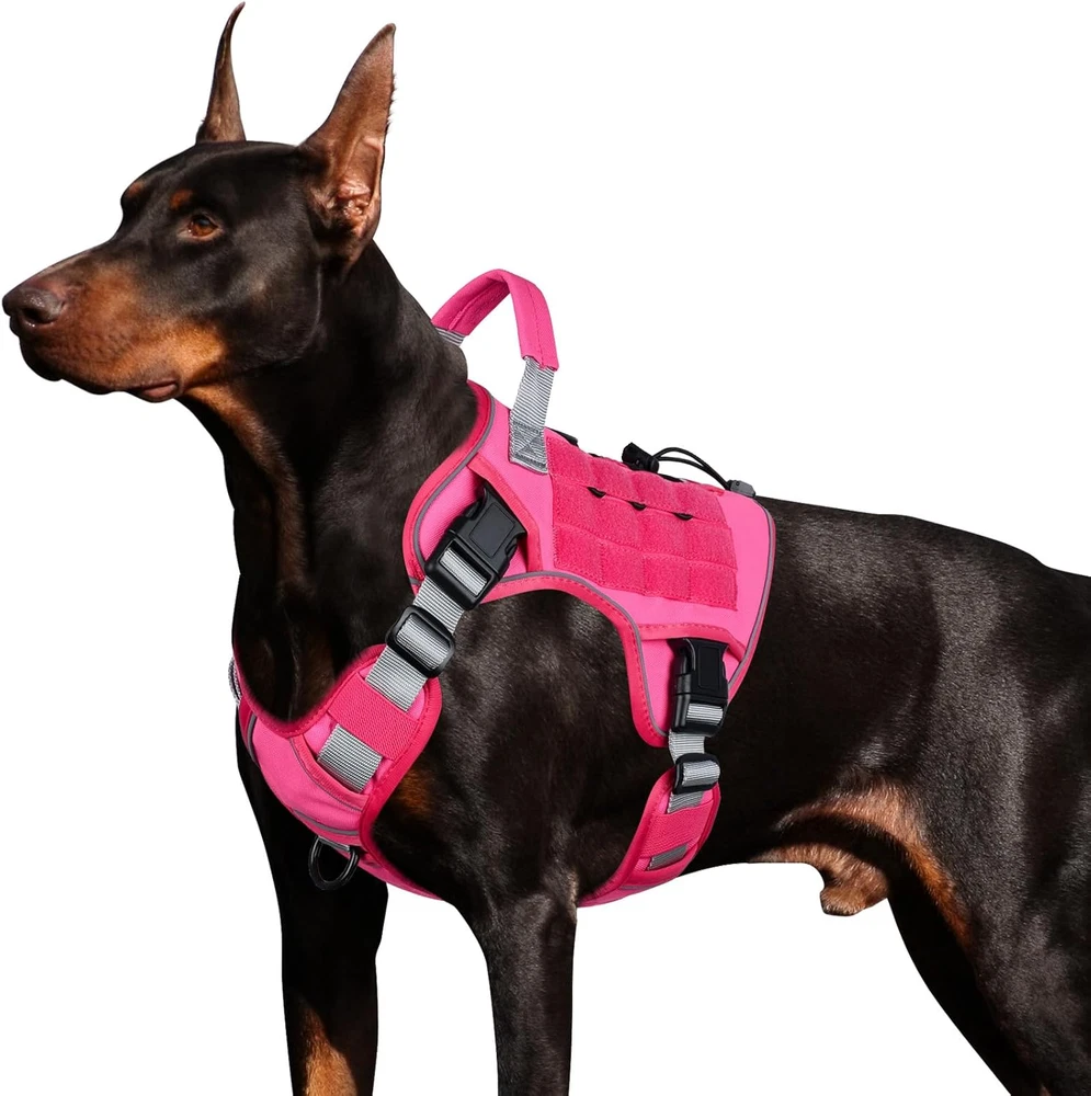 Dog Harness for Large Dogs Heavy Duty, No Pull Tactical Dog Harne
