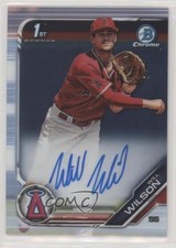 2019 Bowman Draft Chrome Draft Pick Auto Will Wilson #CDA-WW Auto 4k8