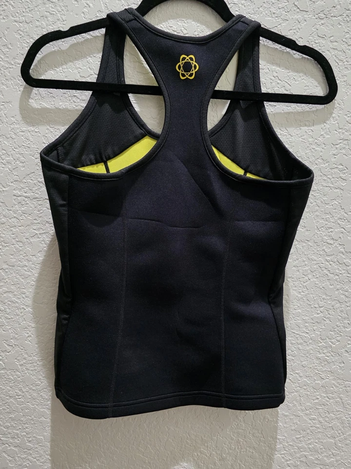 Zaggora Women's Size L  Black Neoprene Thermo Fit Compression Racer Tank Top  - Image 2 of 4
