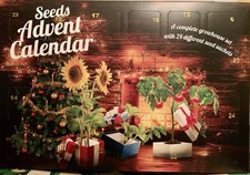 New Sealed 24 Different Seeds & Greenhouse Set Advent Calendar Garden Baza Brand