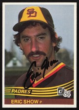 Eric Show Signed 1984 Donruss Card #406 San Diego Padres