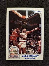 1984 Star Denver Police all star game ALEX ENGLISH card # 18  [C9]